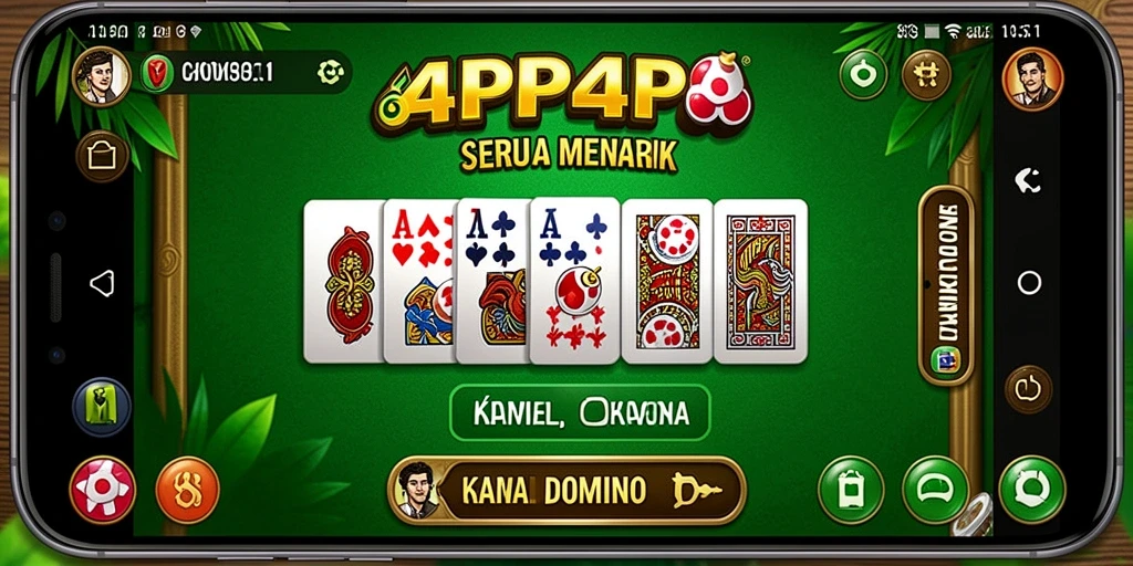 Tampilan gameplay Domino yang seru dan interaktif.