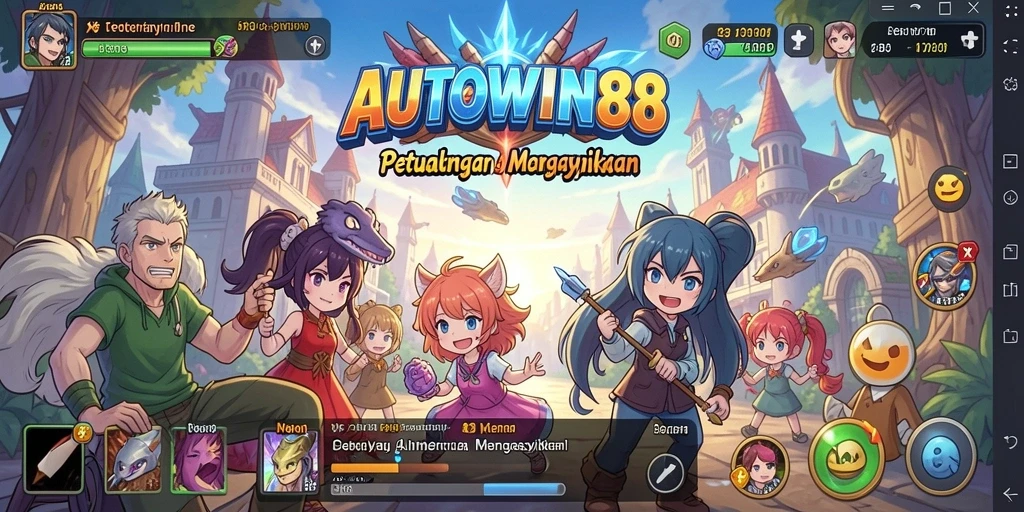 Tampilan gameplay AUTOWIN88 yang epik dan mendebarkan di dunia anime.