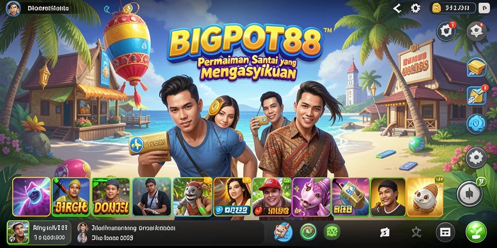 Tampilan menarik dan gameplay seru dari BIGPOT88.