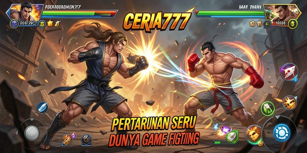 Tampilan screenshot CERIA777 menampilkan aksi pertarungan yang mendebarkan.