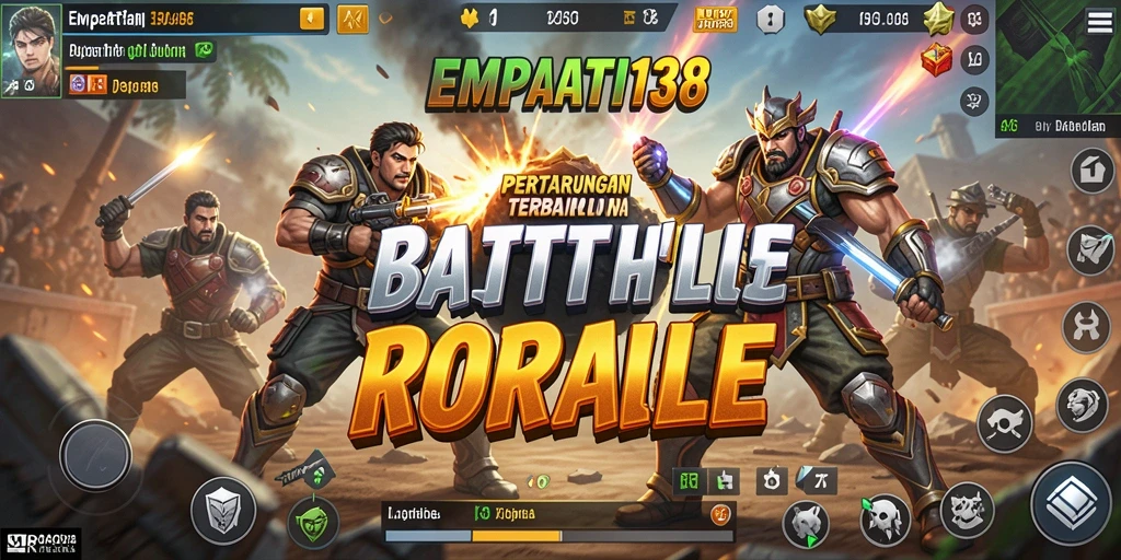 Tampilan mendebarkan dalam pertempuran Battle Royale di EMPATI138.