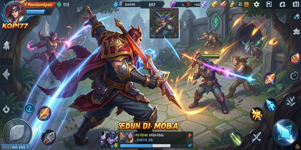 Tampilan gameplay seru dari KOPI77 yang penuh aksi dan strategi.