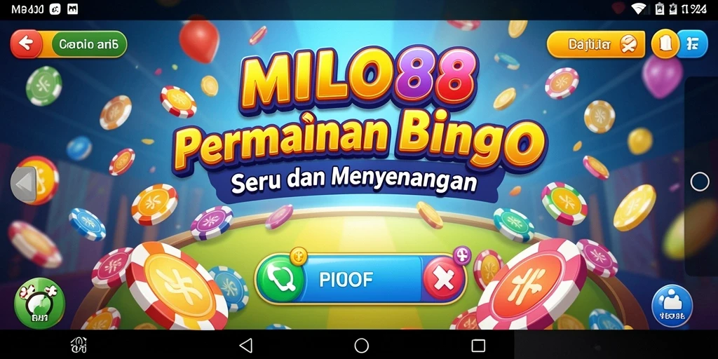 Screenshot gameplay Bingo yang menarik di MILO88.