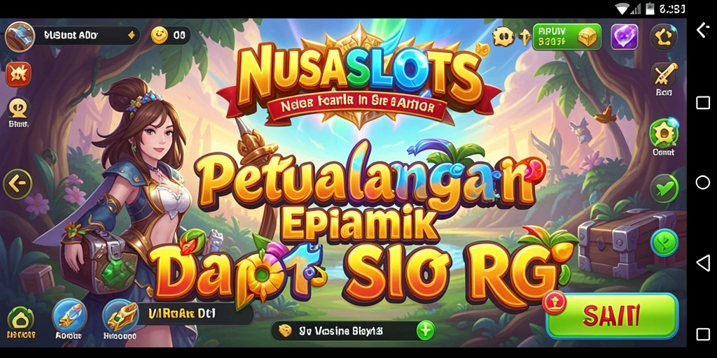 Screenshot utama NUSASLOTS menampilkan aksi seru dalam gameplay ARPG.