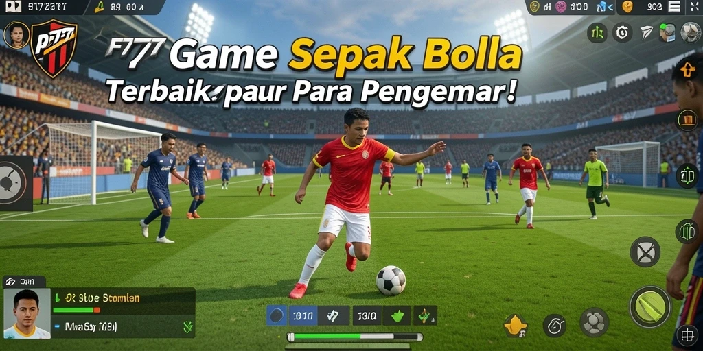 Tampilan gameplay PF777 yang mendebarkan saat mencetak gol.