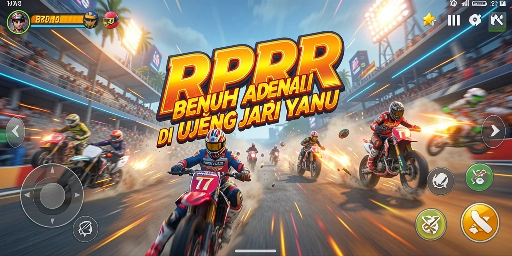 Tampilan gameplay RPRR yang mendebarkan dan penuh aksi.