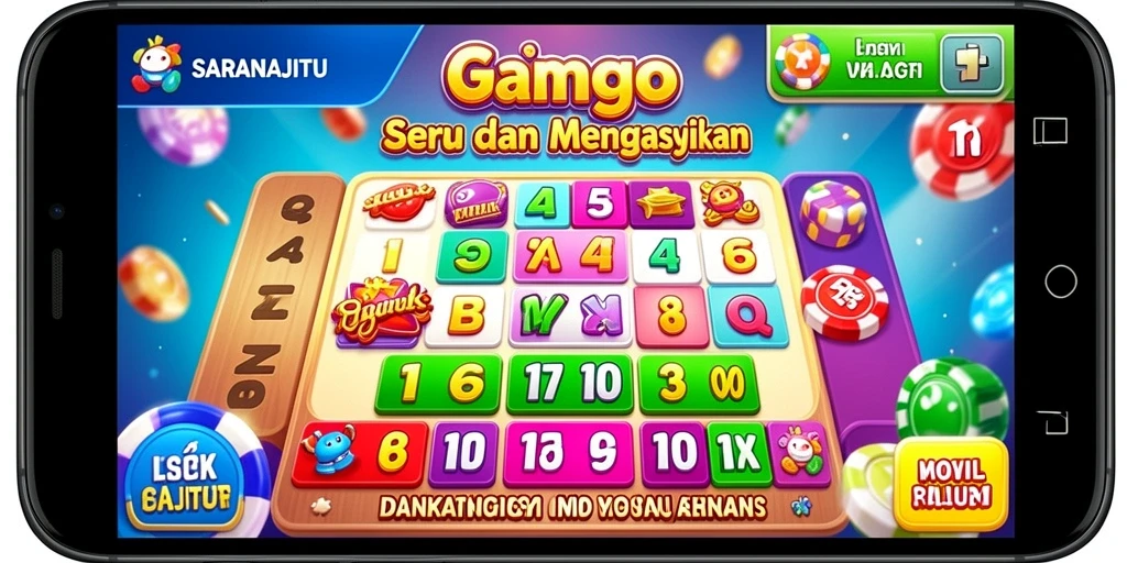 Tampilan gameplay seru dalam SARANAJITU saat bermain Bingo.