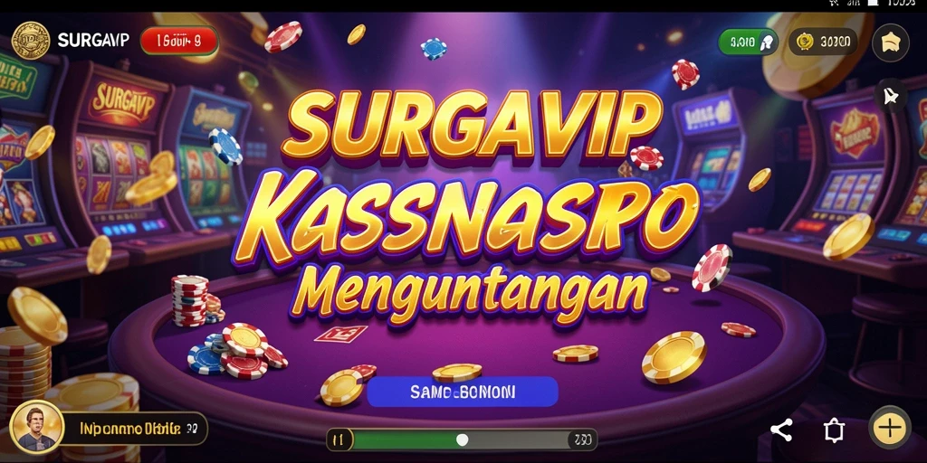 Tampilan menarik dari gameplay SURGAVIP yang penuh aksi kasino.